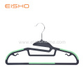 Non-Slip Plastic Hangers With Rubber Pieces